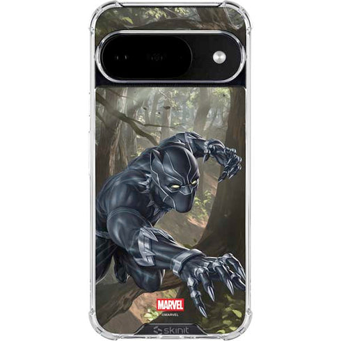 Marvel Black Panther In the Jungle Google Pixel 10 Clear Case